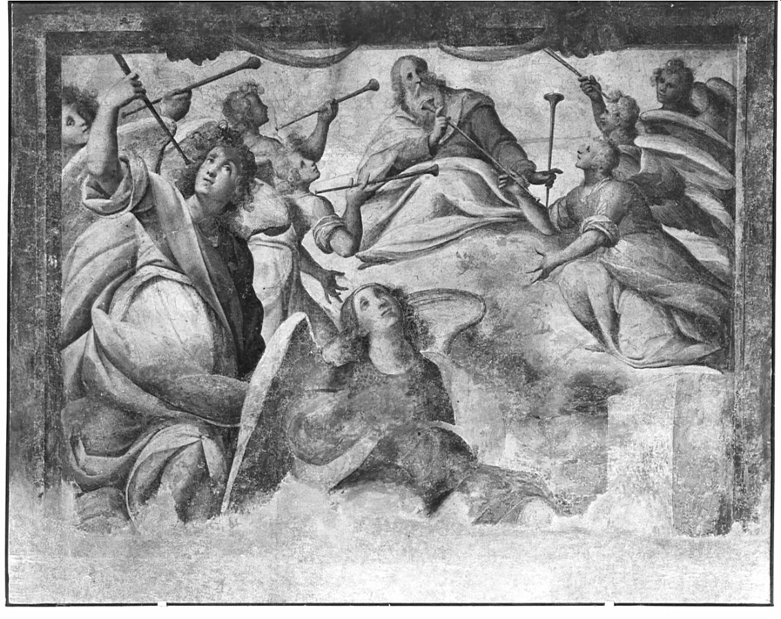 Rottura del settimo sigillo (dipinto, opera isolata) di Procaccini Camillo (prima metà sec. XVII)