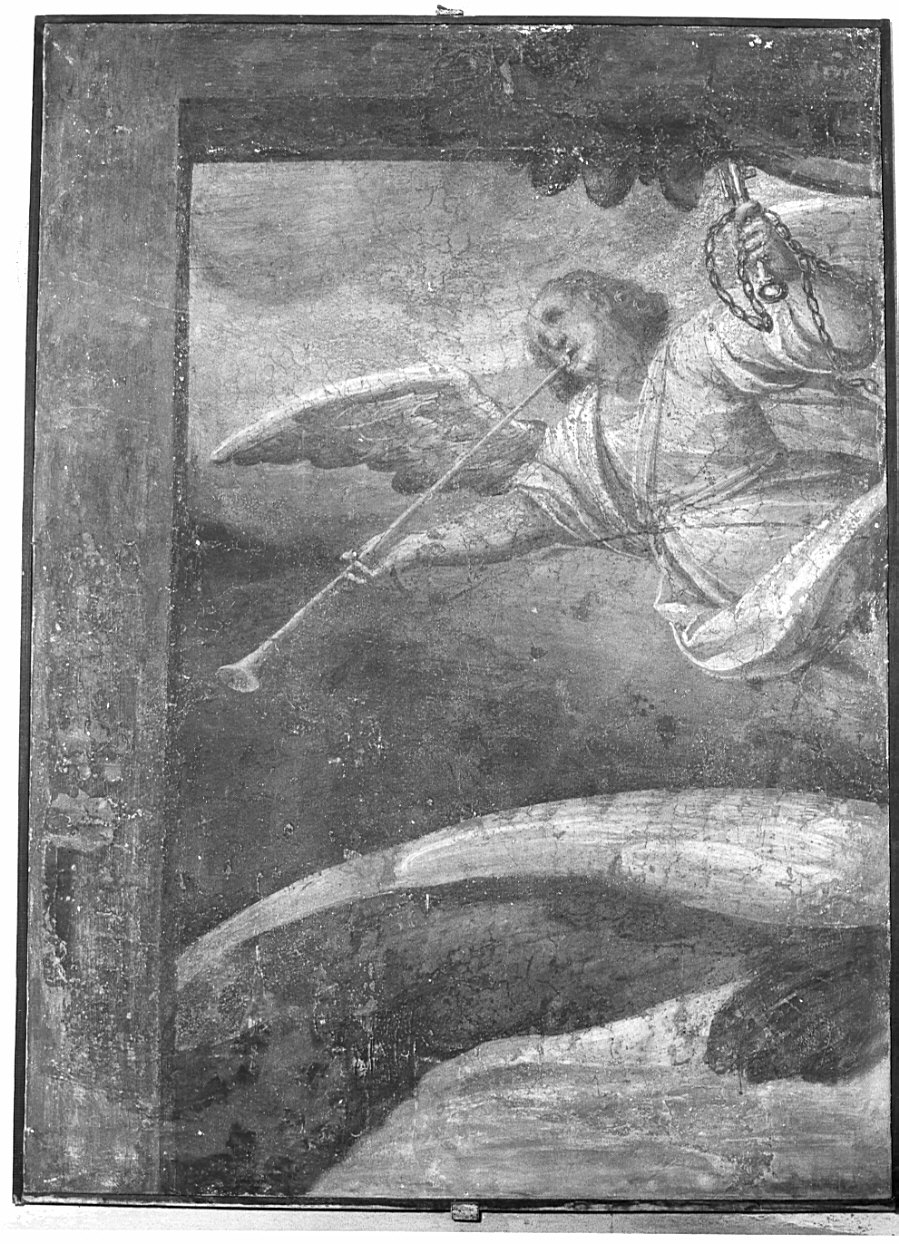 Angelo che lega il dragone (dipinto, opera isolata) di Procaccini Giulio Cesare (prima metà sec. XVII)