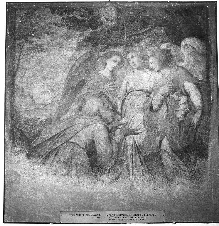 Abramo e i tre angeli (dipinto, opera isolata) di Procaccini Carlo Antonio, Procaccini Camillo (prima metà sec. XVII)