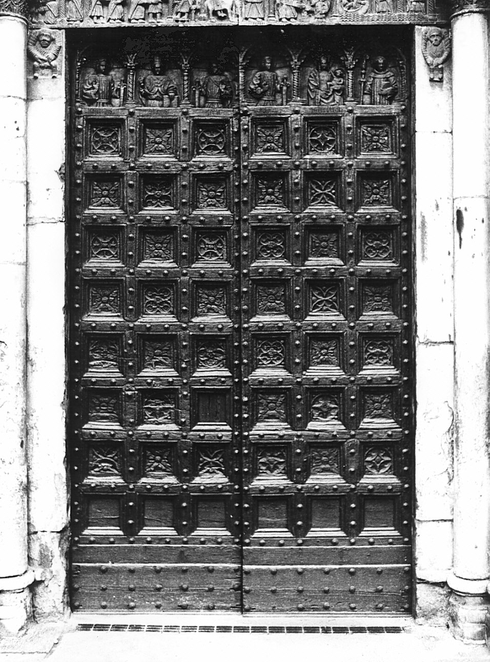 porta, opera isolata - bottega lombarda (sec. XV)