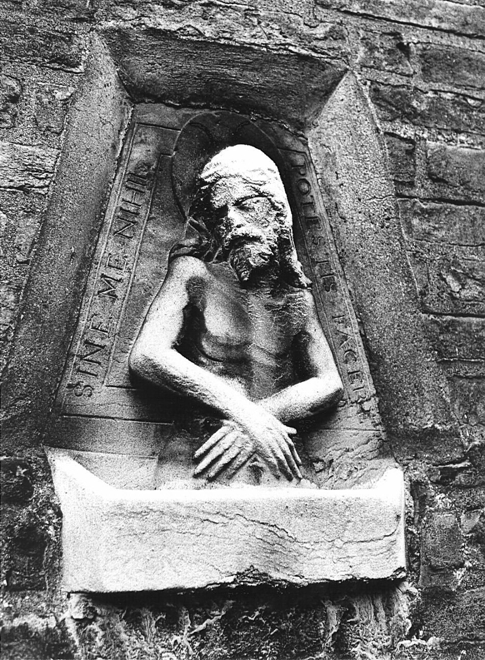 Ecce Homo (rilievo, opera isolata) - bottega lombarda (sec. XV)