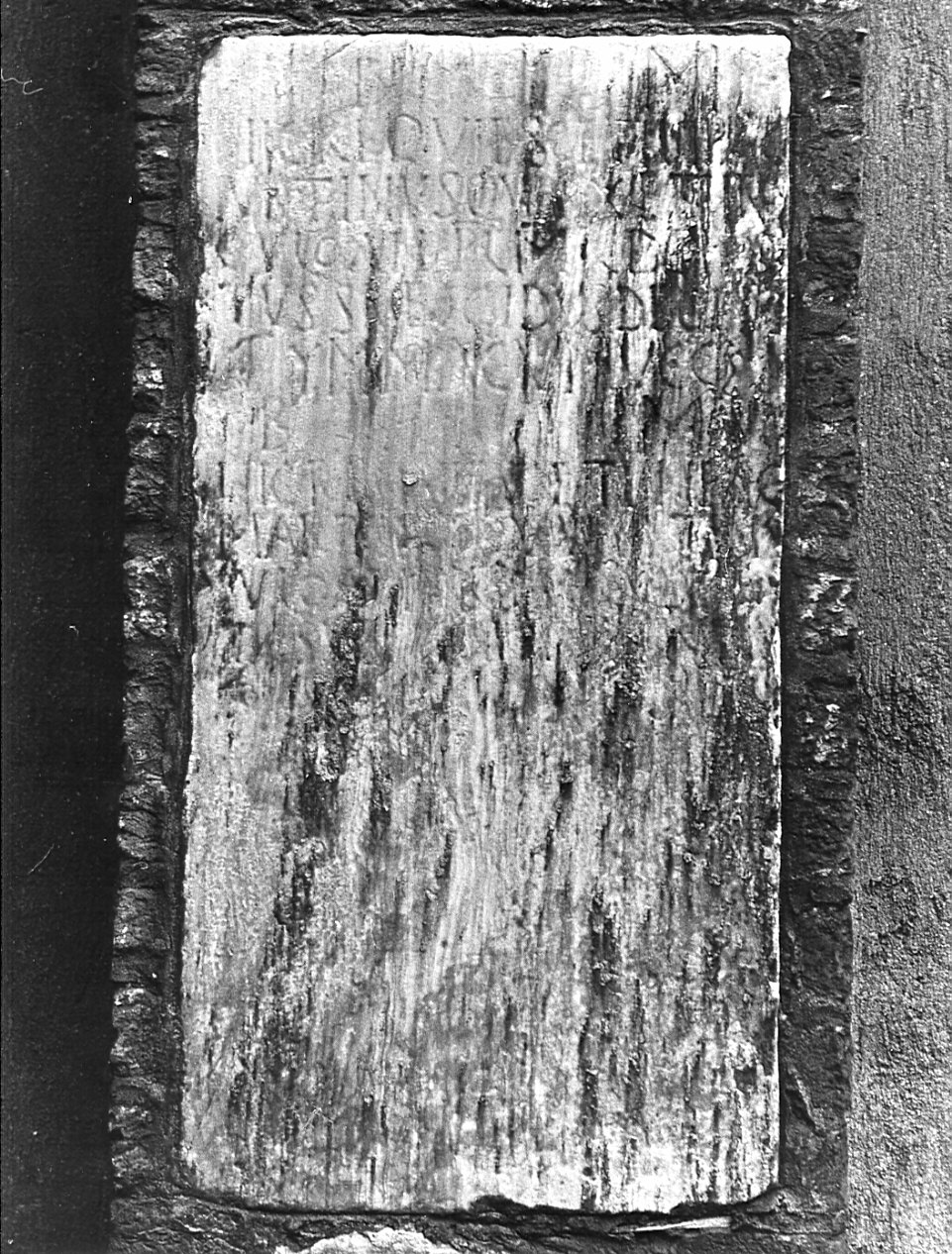 lapide documentaria, opera isolata - bottega italiana (sec. V)