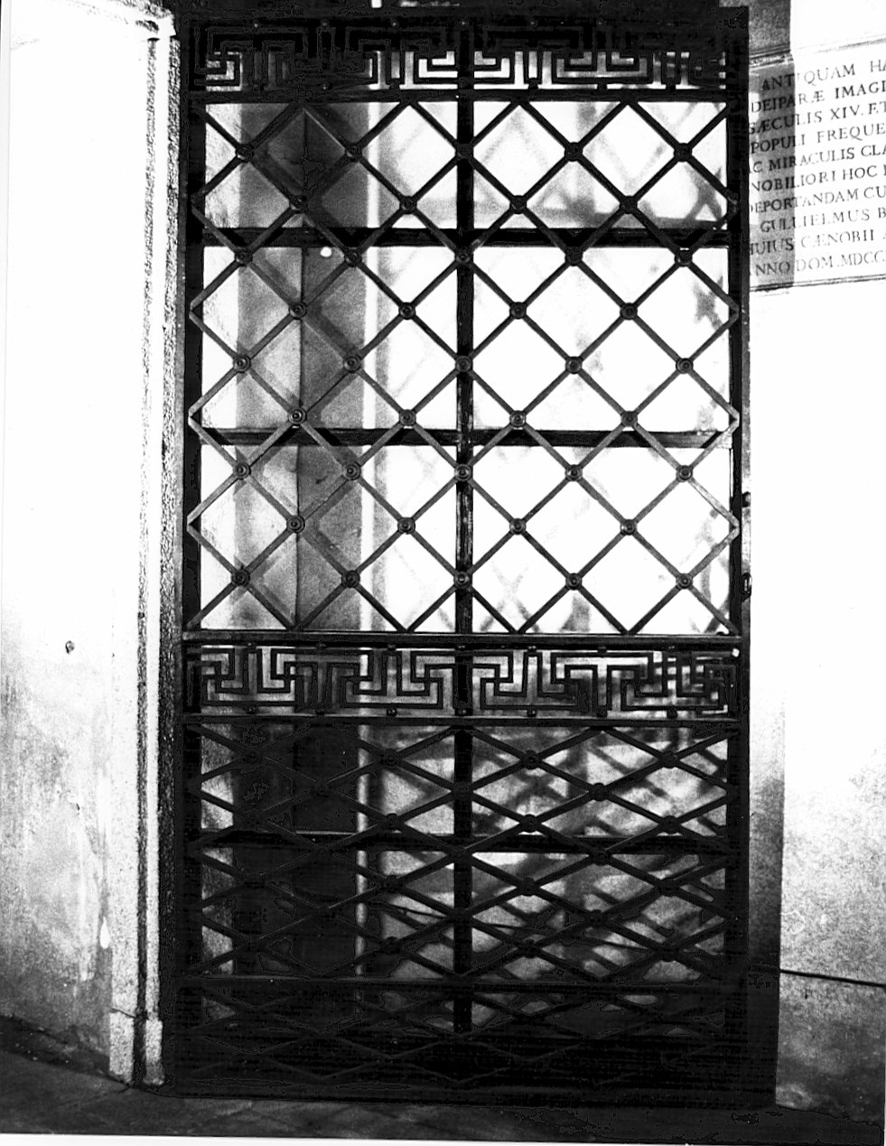 porta, opera isolata - bottega lombarda (sec. XIX)