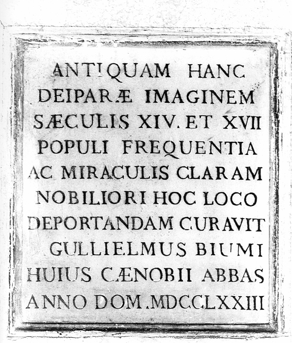 lapide documentaria, opera isolata - bottega lombarda (sec. XVIII)