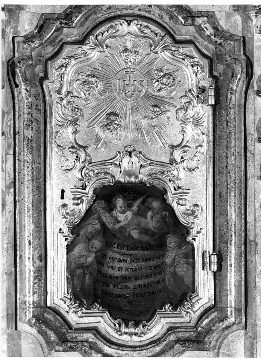 sportello di tabernacolo, elemento d'insieme - bottega lombarda (sec. XVIII)