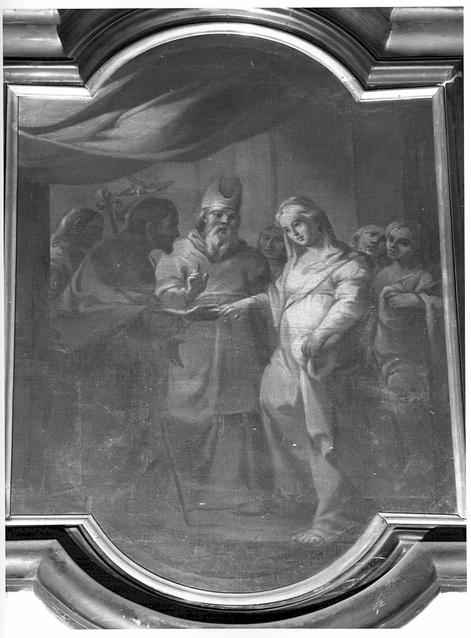 Sposalizio di Maria Vergine (dipinto, opera isolata) - ambito lombardo (sec. XVIII)