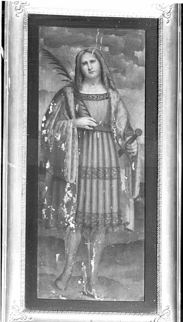Santo martire (dipinto, pendant) di Piazza Albertino (bottega), Piazza Martino (bottega) (primo quarto sec. XVI)