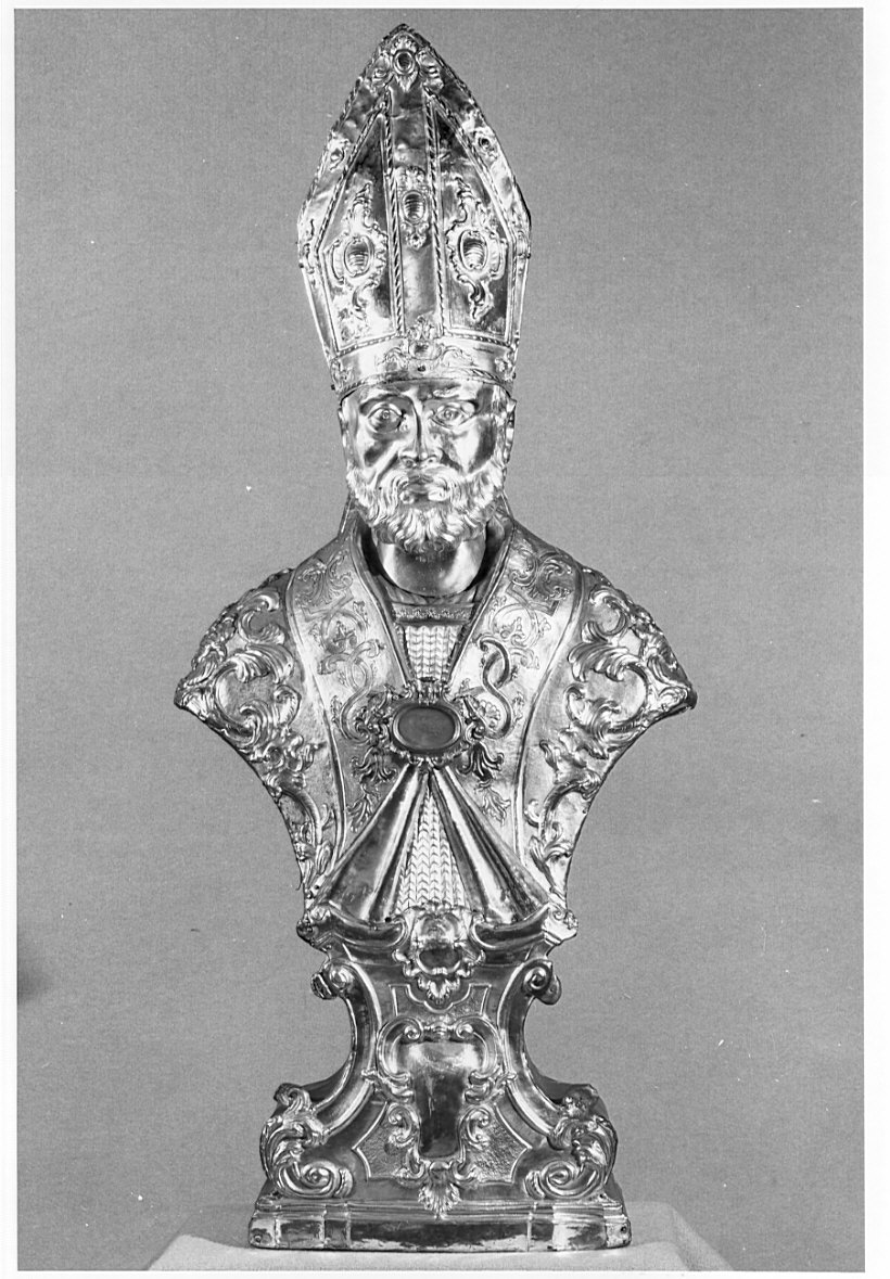 Santi vescovi (reliquiario - a busto, serie) - bottega lombarda (sec. XVIII)
