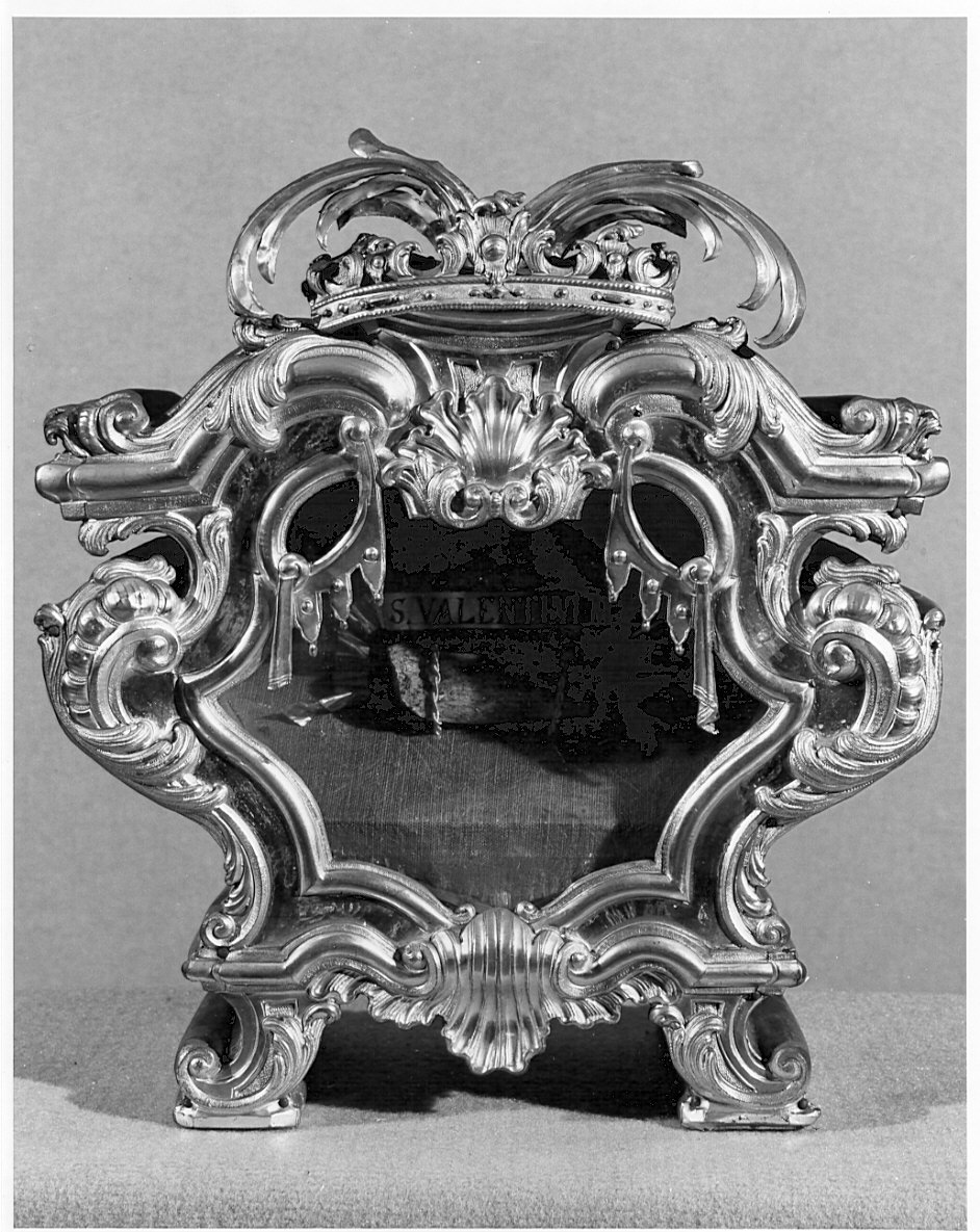 reliquiario a teca, serie - bottega lombarda (sec. XVIII)