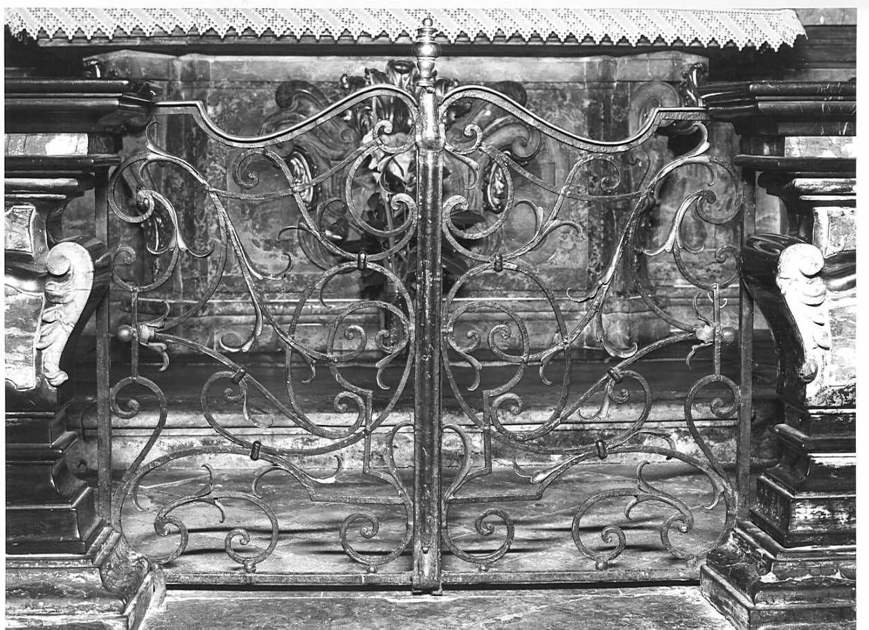 cancellata di balaustrata, opera isolata - bottega lombarda (sec. XIX)