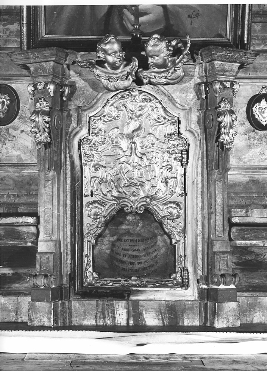 tabernacolo, elemento d'insieme - bottega lombarda (sec. XVIII)