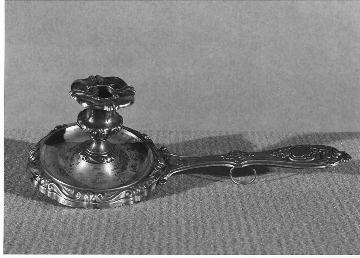 palmatoria, opera isolata - bottega italiana (sec. XIX)