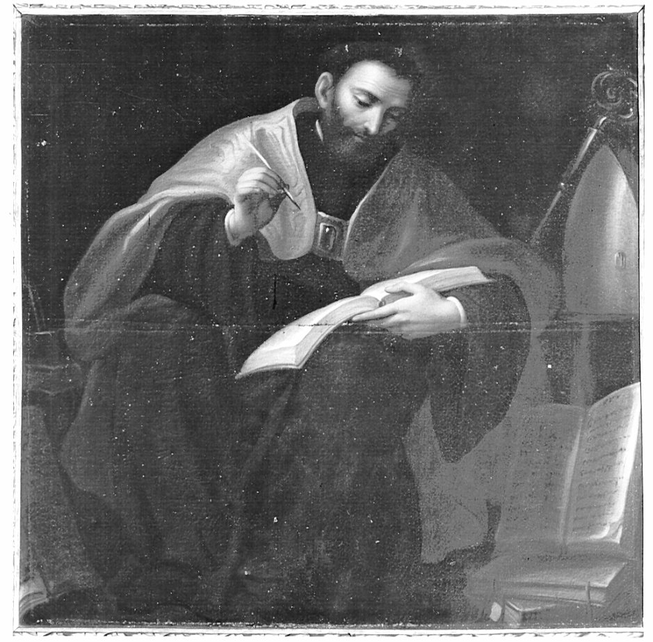Sant'Agostino (dipinto, opera isolata) - ambito lombardo (sec. XVII)