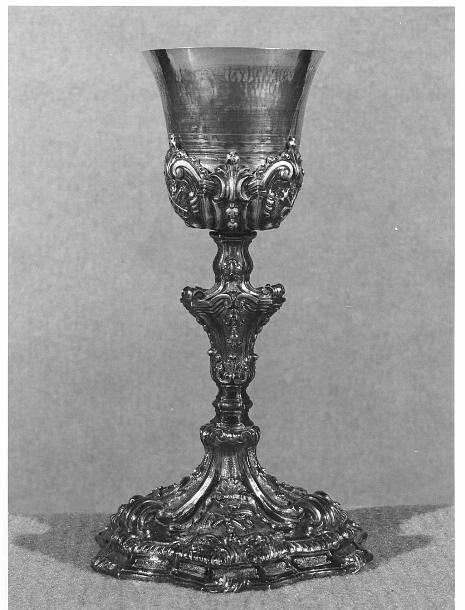 calice, opera isolata - bottega lombarda (terzo quarto sec. XVIII)