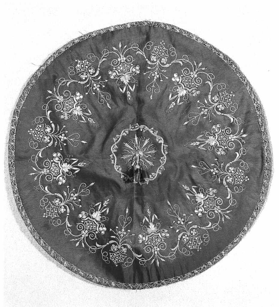 copriostensorio, opera isolata - manifattura italiana (fine sec. XIX)