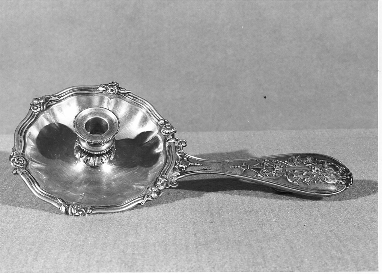 palmatoria, opera isolata - bottega lombarda (sec. XIX)