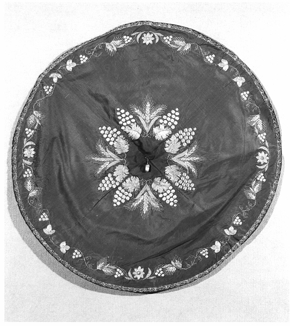 copriostensorio, opera isolata - manifattura italiana (fine/inizio secc. XIX/ XX)