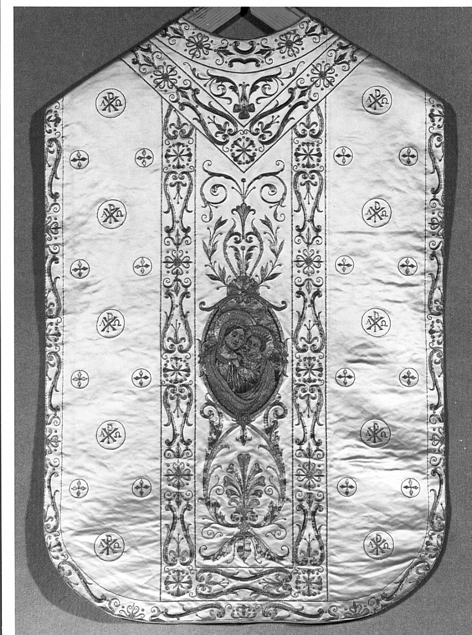 paramento liturgico, insieme - manifattura milanese (fine sec. XIX)