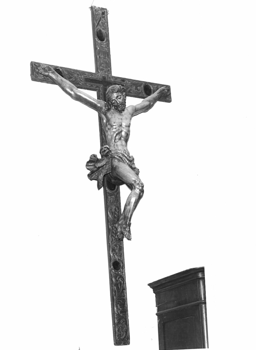 crocifisso, opera isolata - bottega italiana (sec. XVII)