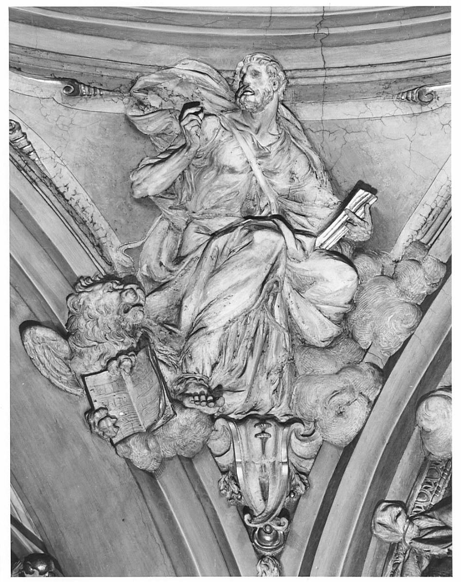 evangelisti (decorazione plastica, complesso decorativo) di Pogliaghi Lodovico (sec. XX)