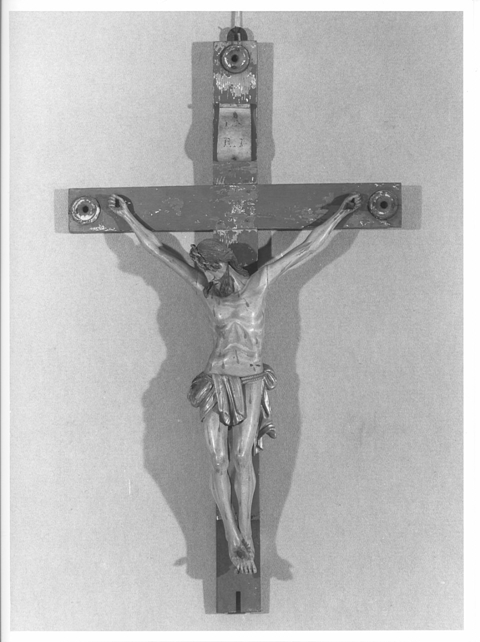 crocifisso, opera isolata - ambito lombardo (seconda metà sec. XIX)