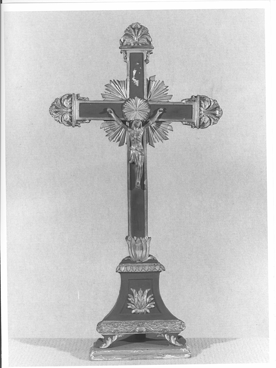 croce d'altare, opera isolata - ambito lombardo (seconda metà sec. XIX)