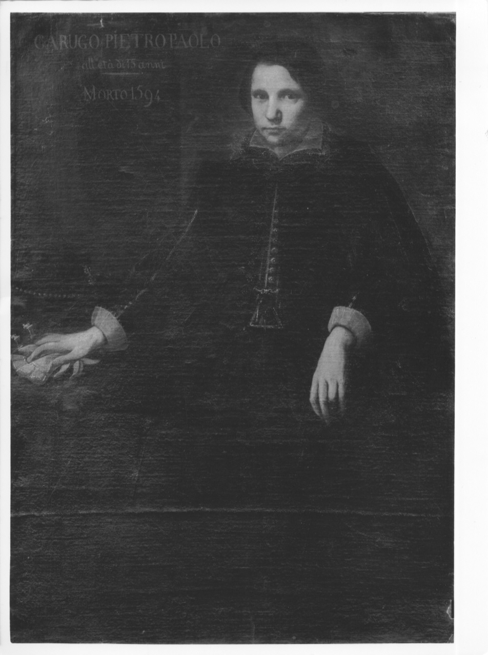 ritratto di Pietro Paolo Carugo, ritratto di Pietro Paolo Carugo (dipinto) - ambito lombardo (sec. XVI)
