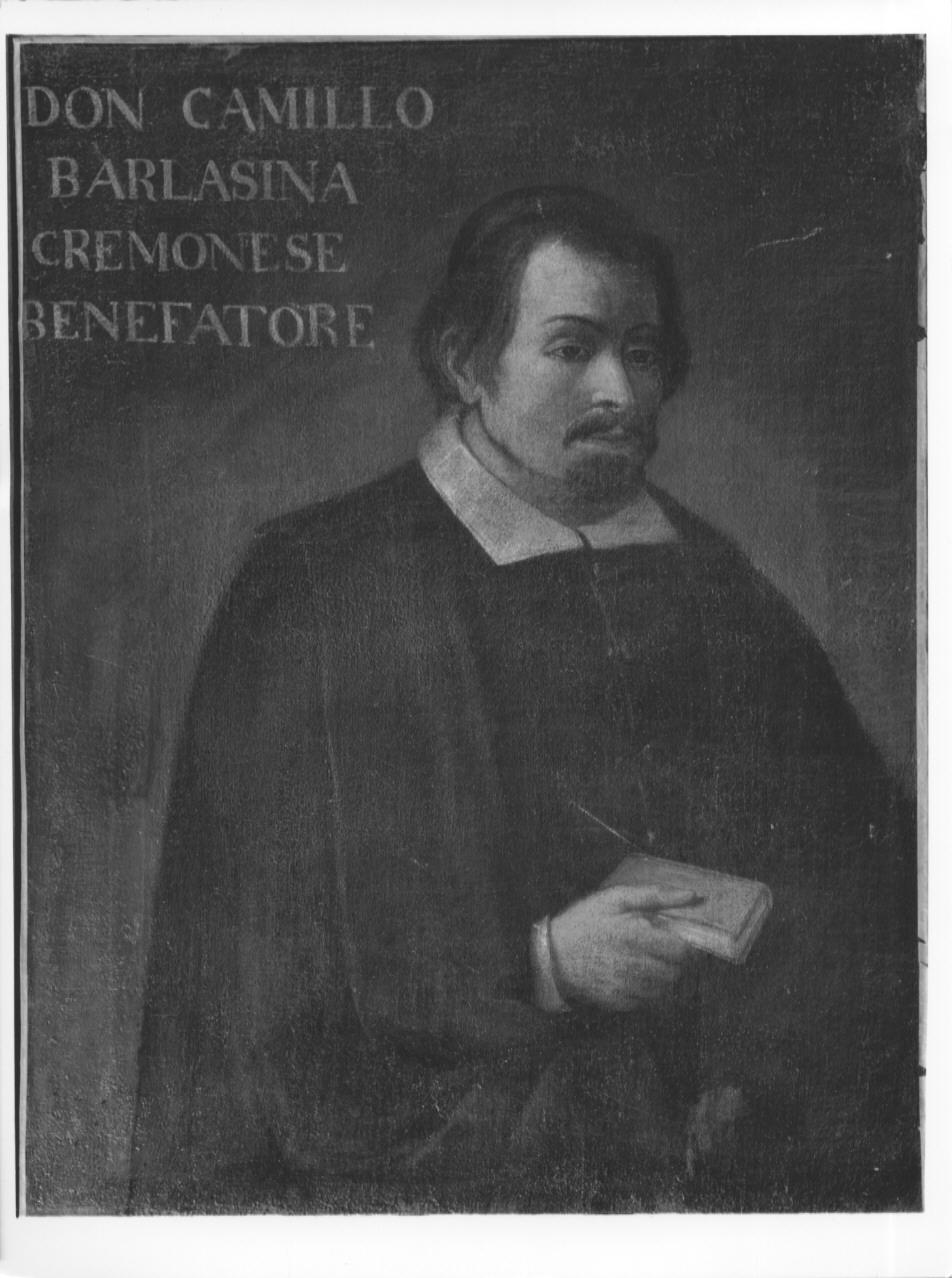 ritratto di Camillo Barlassina, ritratto di Camillo Barlassina (dipinto) di Aragoni Aragonio (maniera) (terzo quarto sec. XVII)