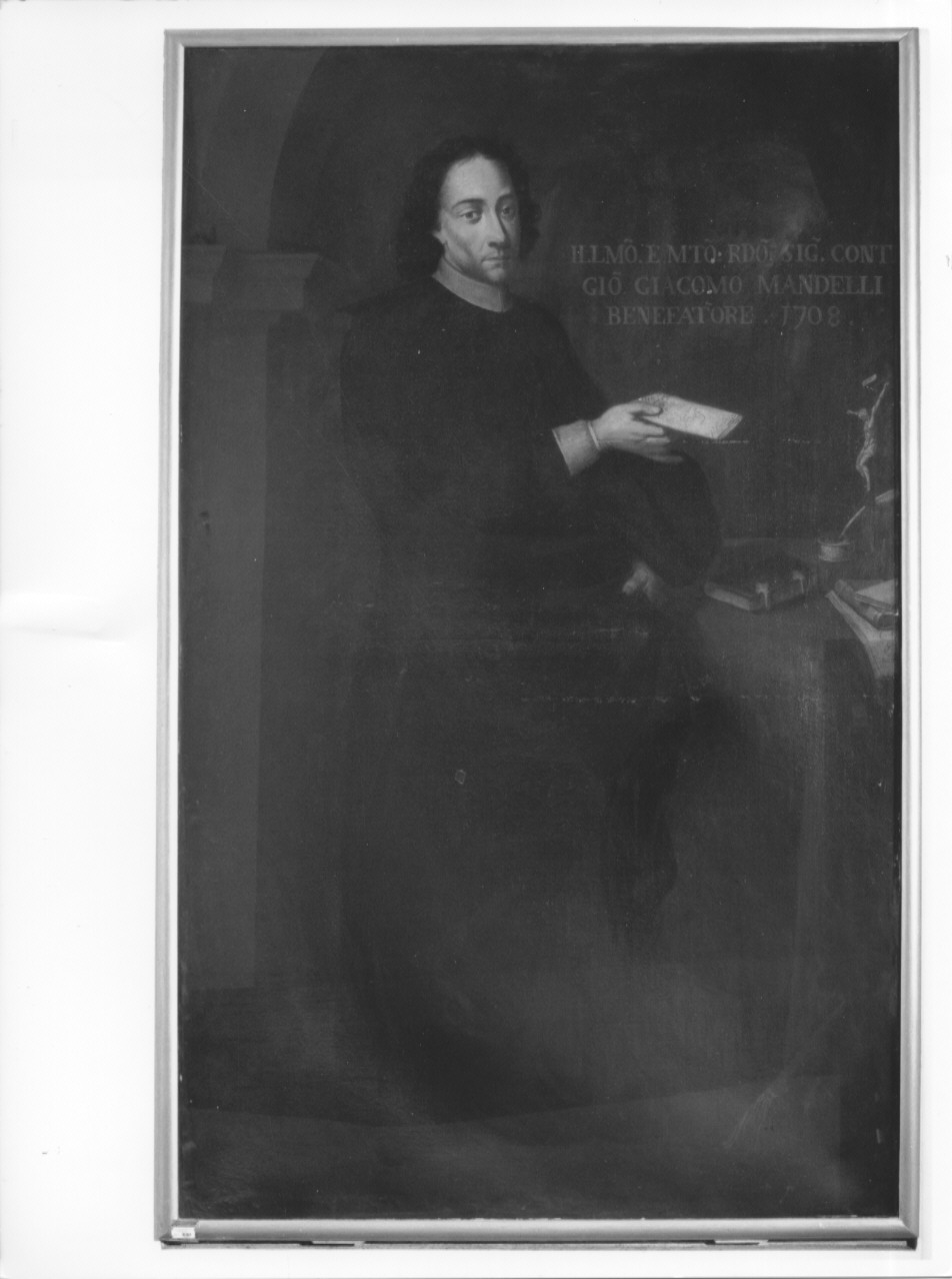 ritratto di Giovanni Giacomo II Mandelli, ritratto di Giovanni Giacomo II Mandelli (dipinto) - ambito lombardo (sec. XVIII)