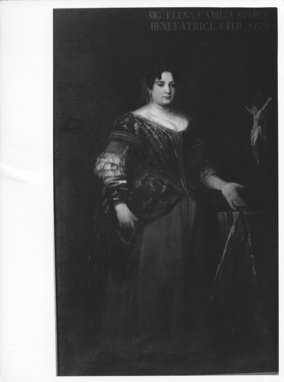ritratto di Elena Carilia Suarez Merzagora, ritratto di Elena Carilia Suarez Merzagora (dipinto) - ambito lombardo (sec. XVIII)