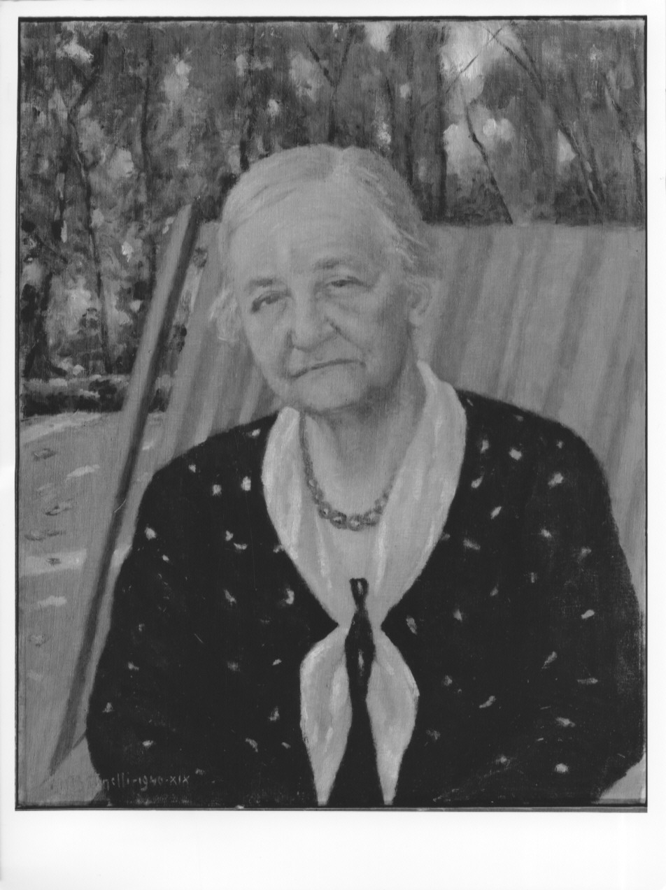 ritratto d'ignota, ritratto di donna (dipinto) di Bettinelli Mario (sec. XX)