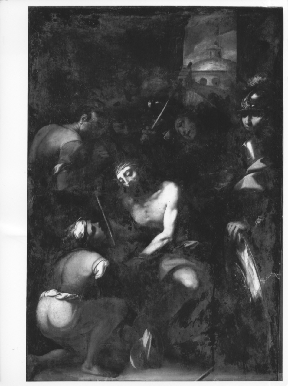 Incoronazione di spine, Cristo coronato di spine (dipinto) di Procaccini Ercole il Giovane detto Procaccini il Giovane (attribuito) (terzo quarto sec. XVII)