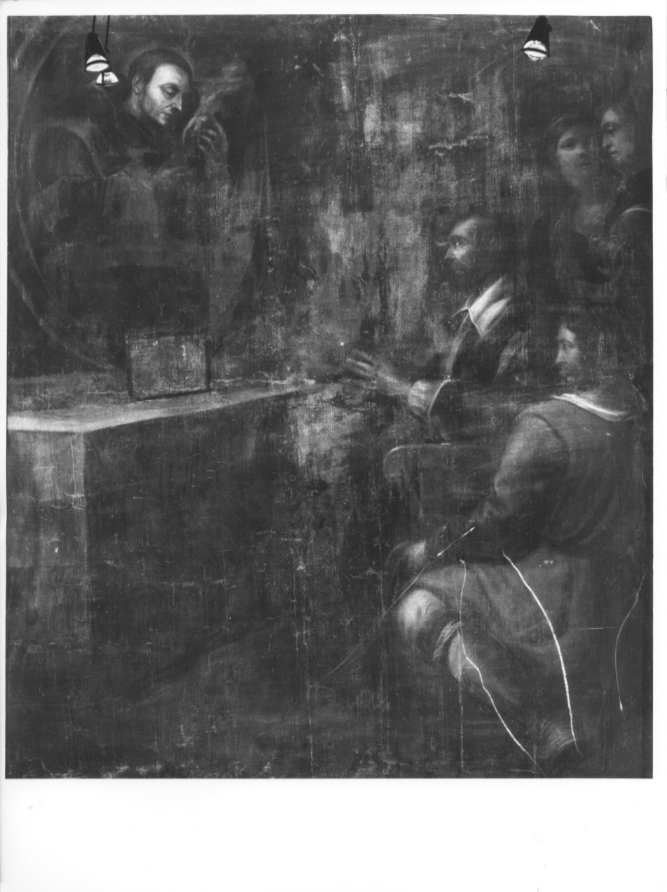 Apparizione di San Giovanni di Dio ai devoti, Apparizione di San Giovanni di Dio (dipinto) - ambito lombardo (terzo quarto sec. XVII)