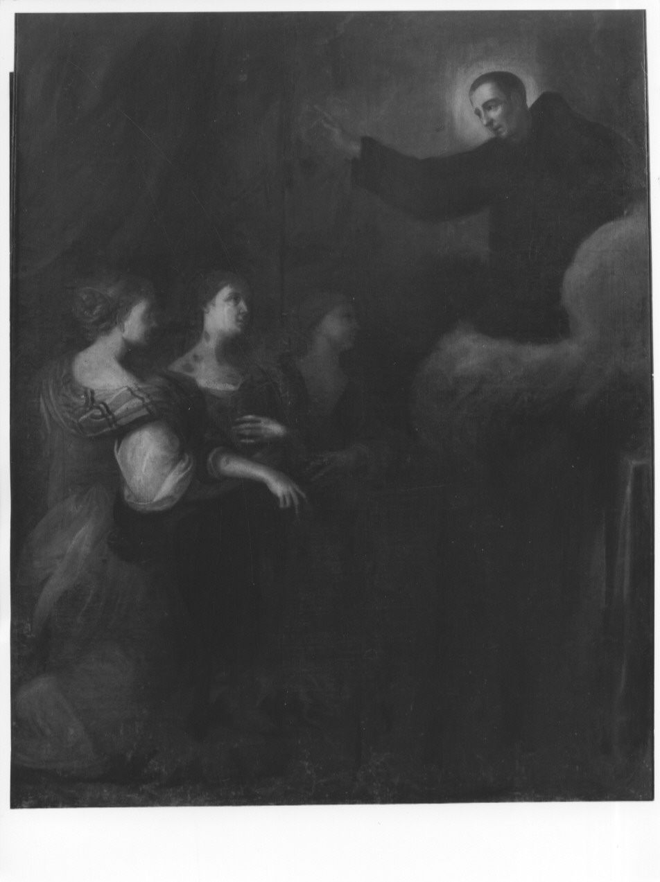 Apparizione di San Giovanni di Dio alle devote, Apparizione di San Giovanni di Dio (dipinto) - ambito lombardo (terzo quarto sec. XVII)