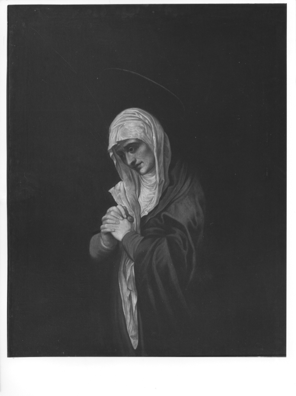 Madonna Addolorata, Madonna Addolorata (dipinto) di Vecellio Tiziano (maniera) (fine/inizio secc. XVIII/ XIX)
