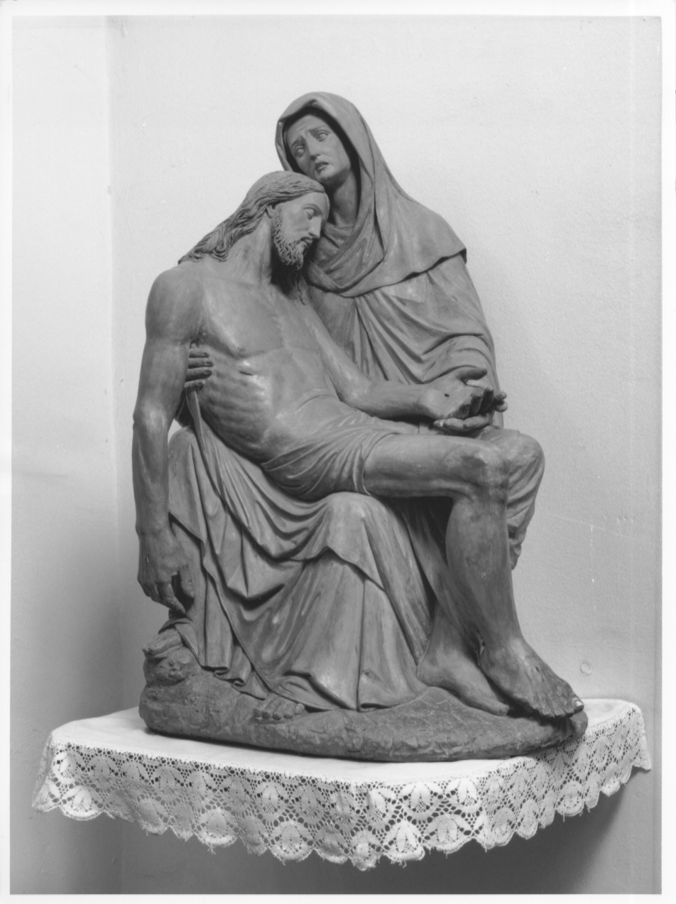 Pietà, Pietà (statuetta) di Cacciatori Benedetto (metà sec. XIX)