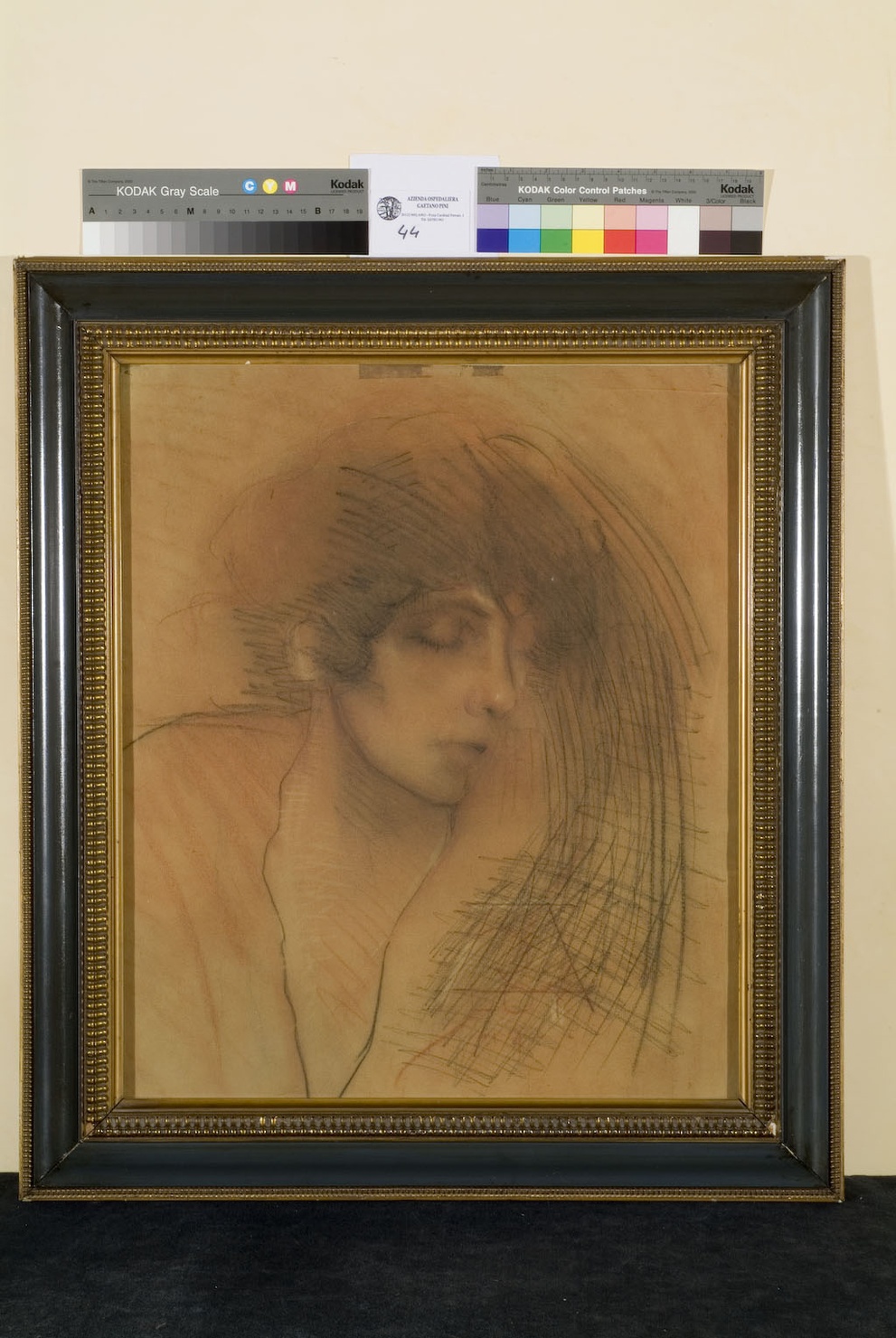 ritratto di donna (dipinto, opera isolata) - ambito lombardo (prima metà sec. XX)