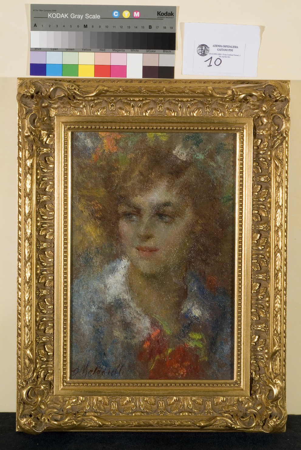 figura femminile (dipinto, opera isolata) di Maldarelli Giuseppe (secondo quarto sec. XX)