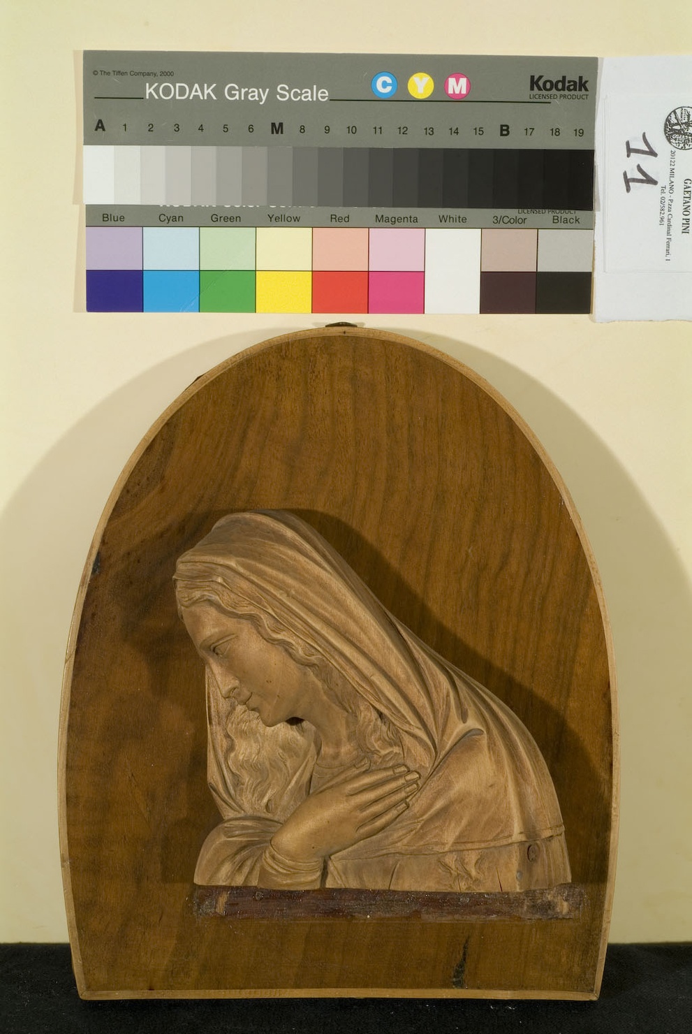 Madonna con Bambino (scultura, opera isolata) di Sandrini Martino (prima metà sec. XX)