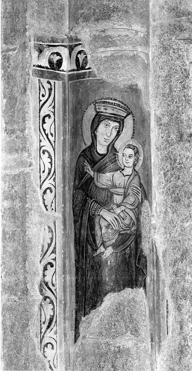 Madonna con Bambino (dipinto, opera isolata) - ambito Italia settentrionale (prima metà sec. XIII)