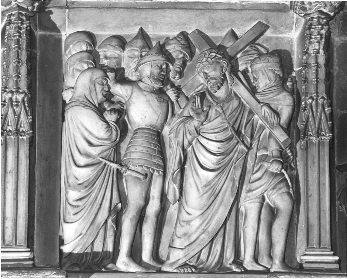 ancona della Passione, salita di Cristo al monte Calvario (scultura, elemento d'insieme) - bottega lombarda (fine sec. XIV)