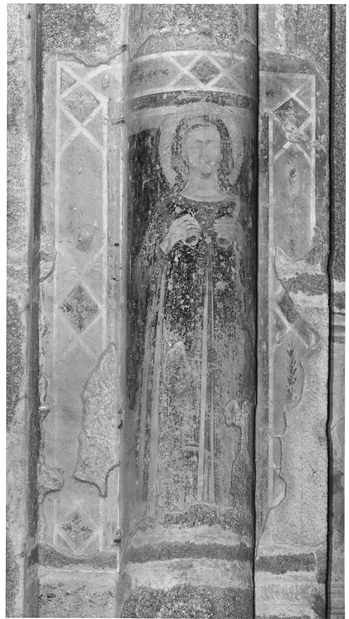 Sant'Agata (dipinto, opera isolata) - ambito lombardo (sec. XIV)