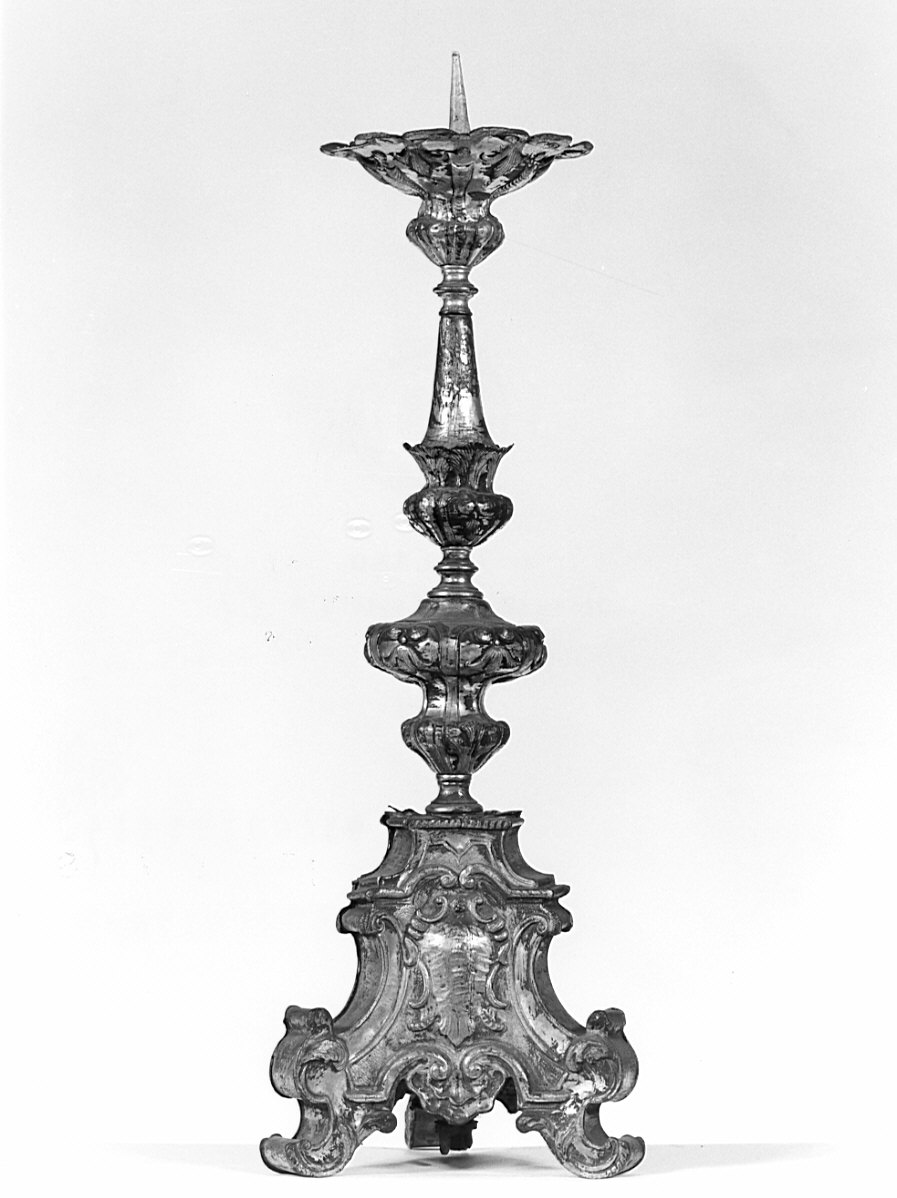 candeliere, serie - bottega lombarda (prima metà sec. XVIII)