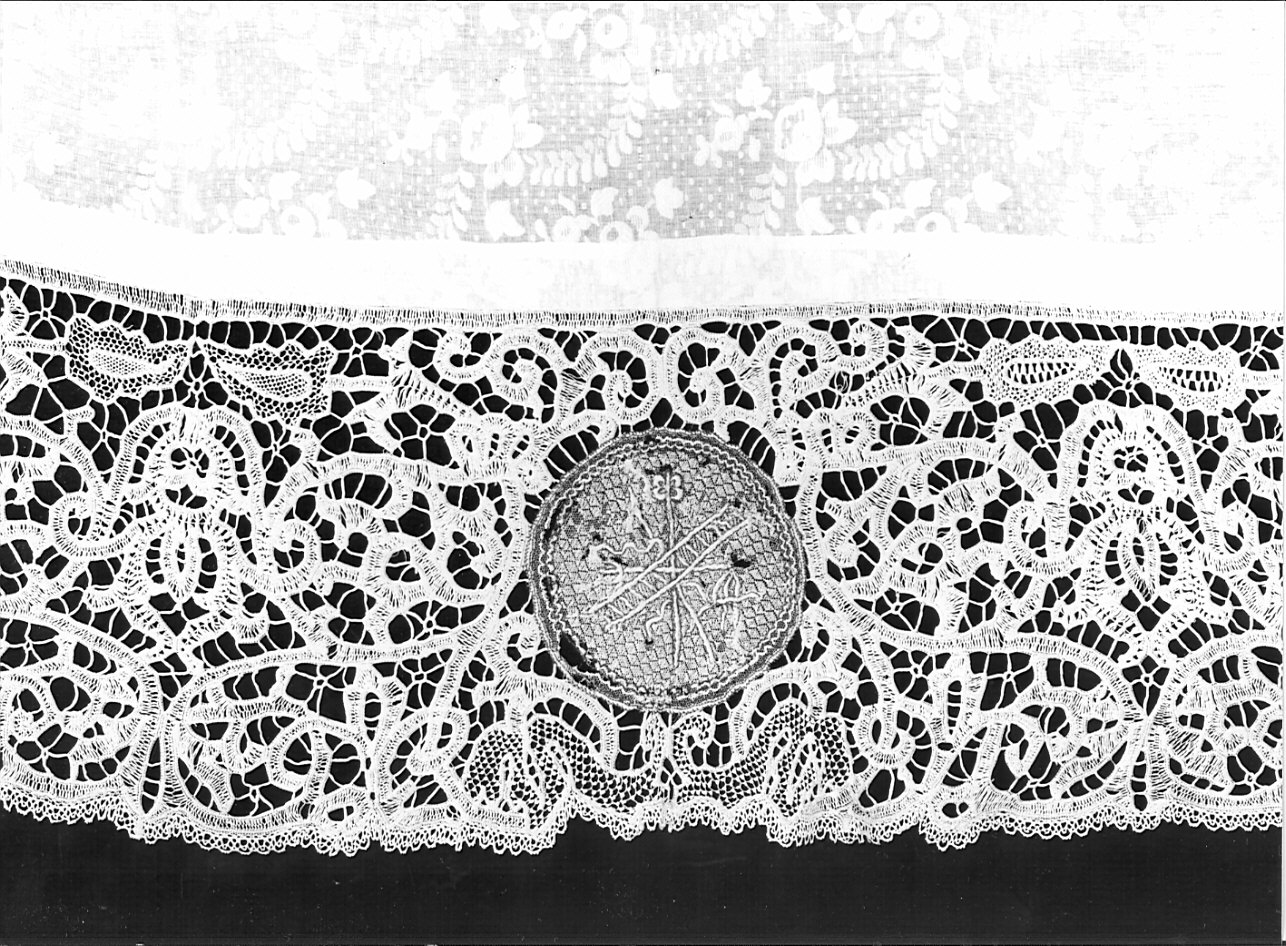 rocchetto, opera isolata - manifattura lombarda (fine/inizio secc. XIX/ XX)