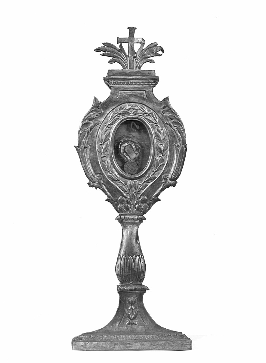 reliquiario - a ostensorio, serie - bottega lombarda (prima metà sec. XIX)