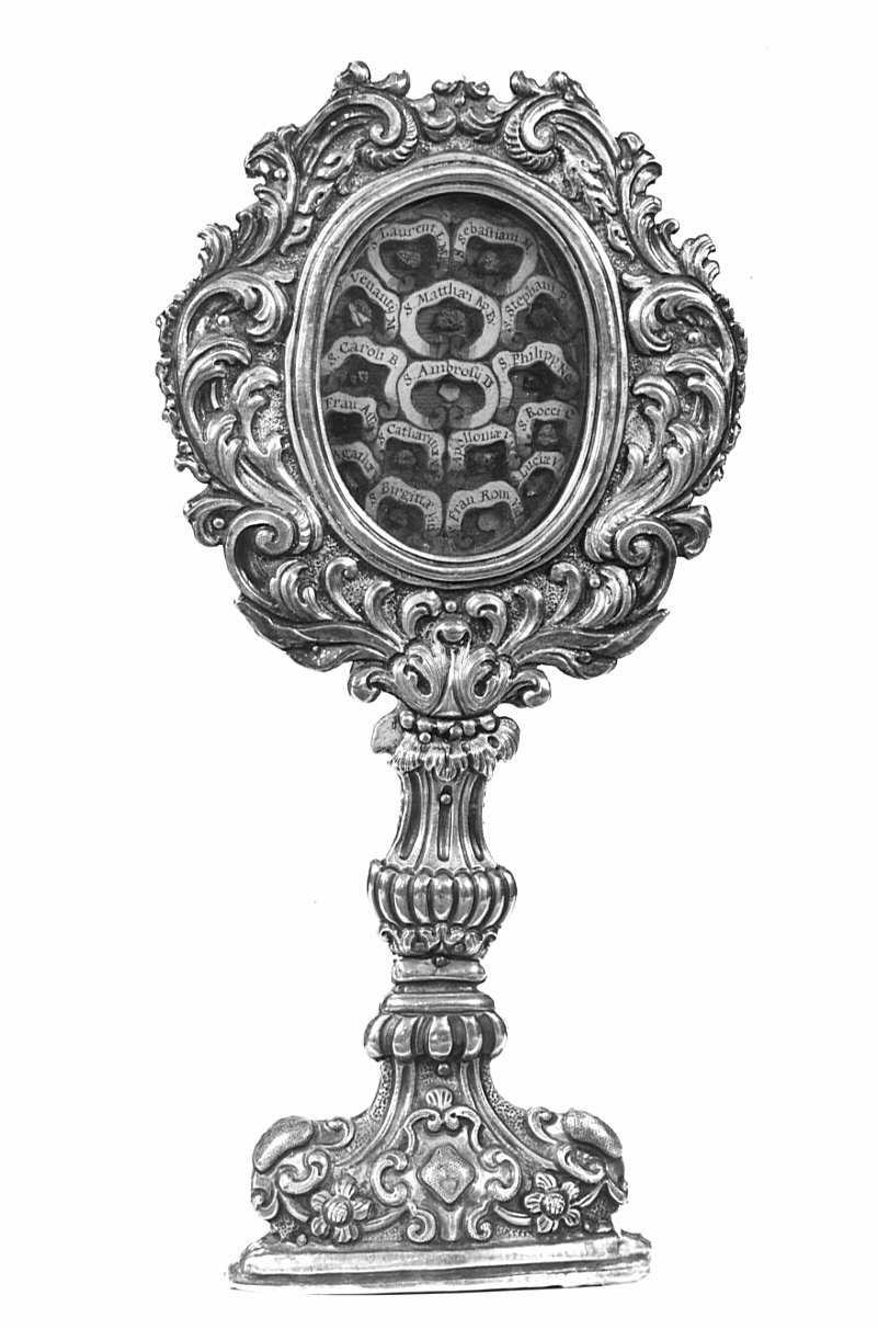 reliquiario - a ostensorio, opera isolata - bottega lombarda (sec. XIX)