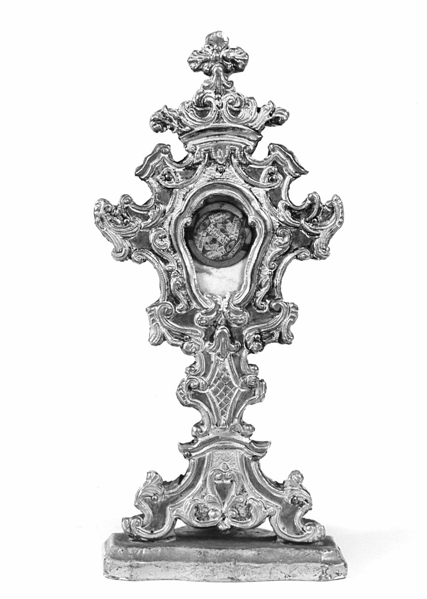 reliquiario, serie - bottega lombarda (sec. XVIII)