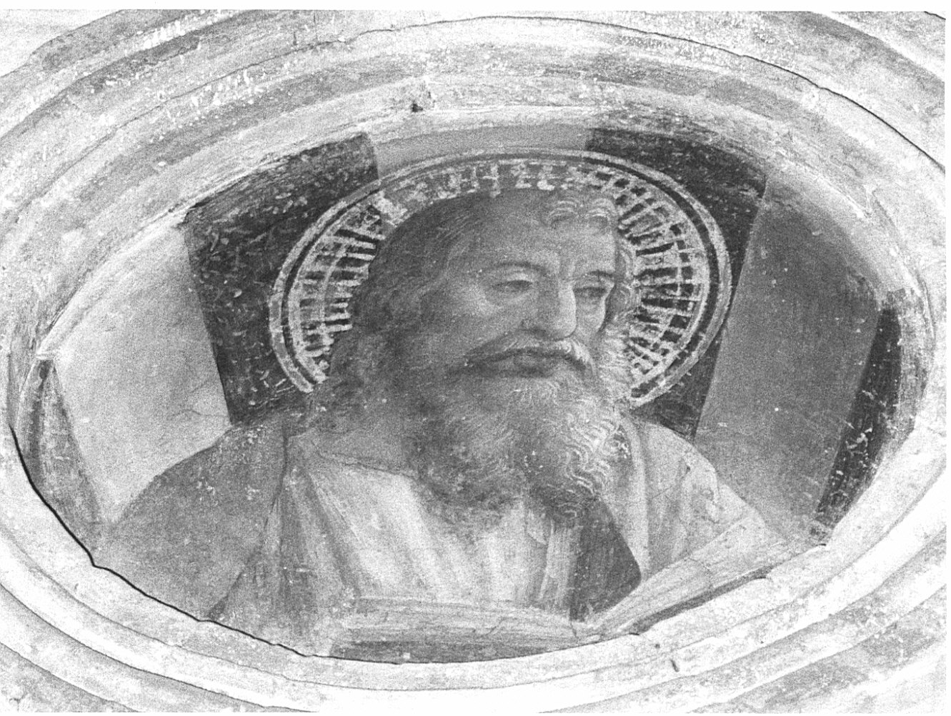 Santo (dipinto, elemento d'insieme) di Foppa Vincenzo (attribuito) (sec. XV)