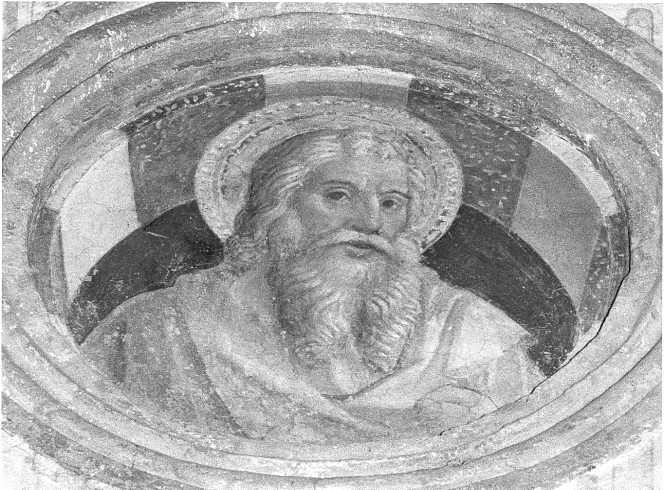 Santo (dipinto, elemento d'insieme) di Foppa Vincenzo (attribuito) (sec. XV)