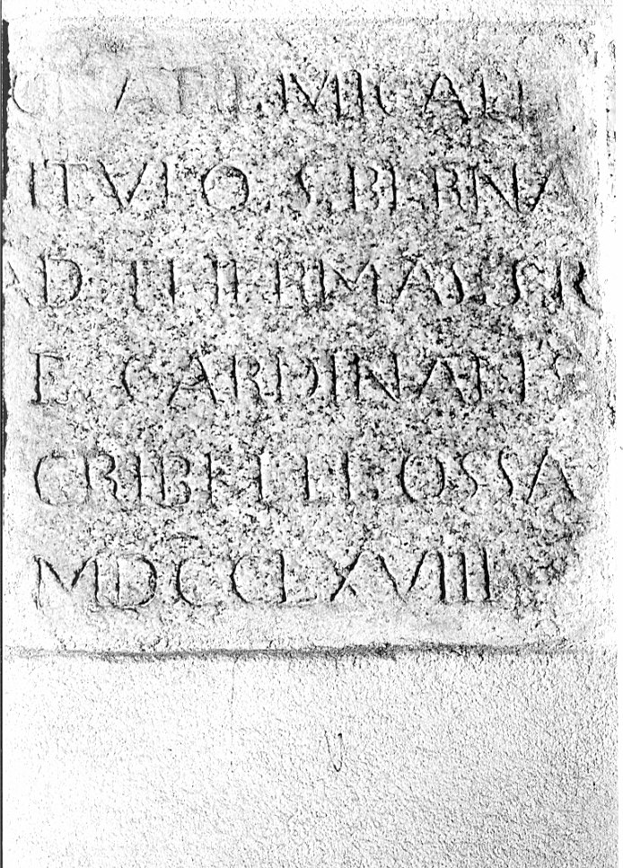 lapide tombale, opera isolata - bottega lombarda (sec. XVIII)